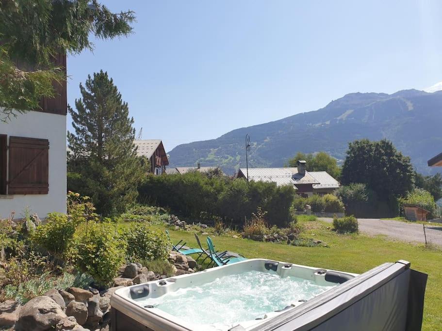 Entire Chalet Salamo 11 Plus 1 Les Arcs Paradiski Jacuzzi Villa Bourg-Saint-Maurice Exterior foto